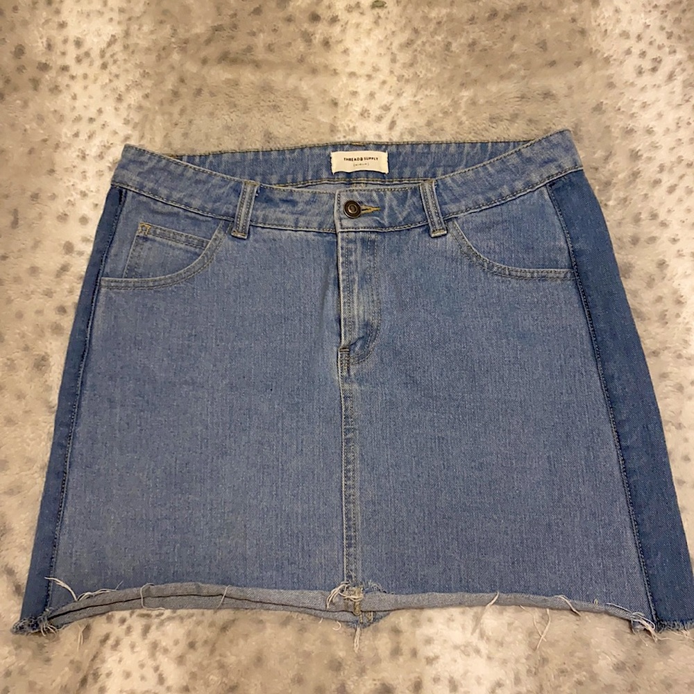 Boutique Jean Skirt